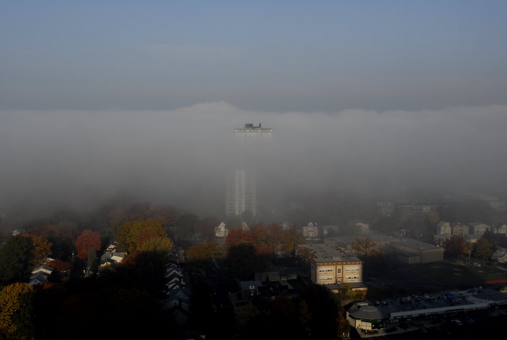 Island in the Foggy Morning, Fort Lee, NJ