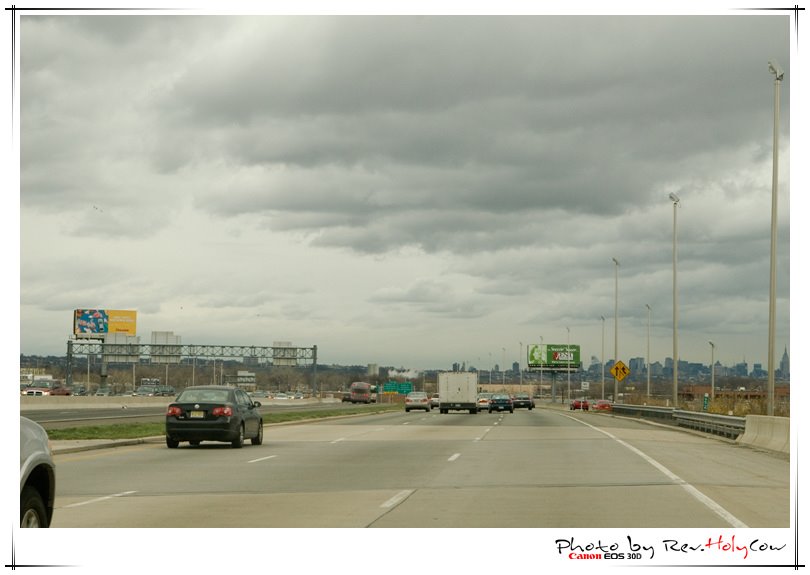On Route 80 in New Jersey toward George Washington Bridge