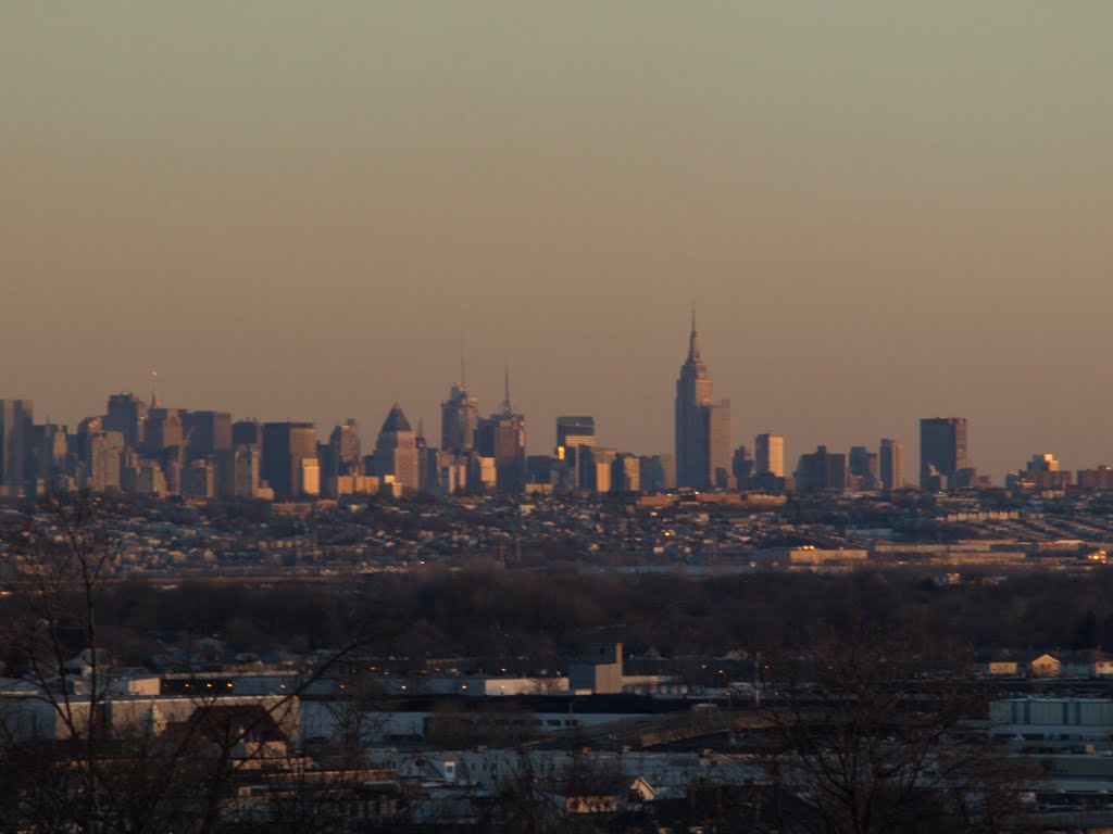 NY at dusk