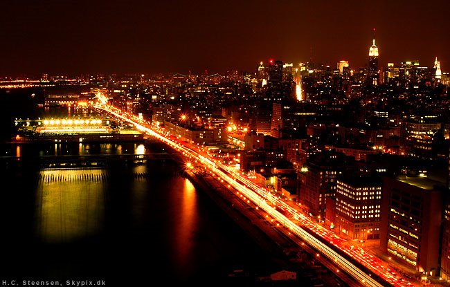 New York Skyline by night