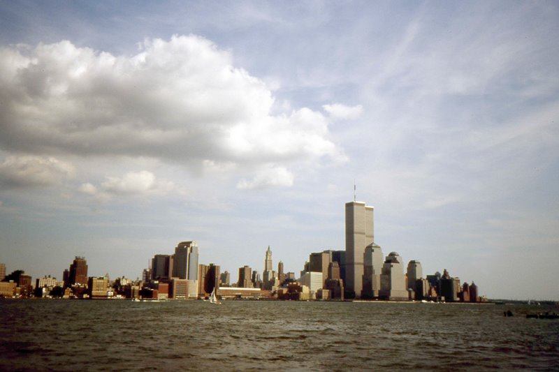 New York, View with Twin Towers