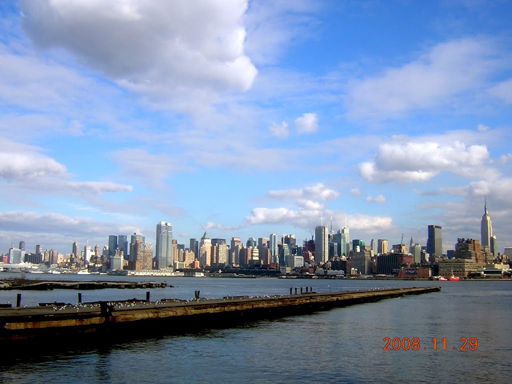 Midtown Manhattan From Hoboken 11-29-2008