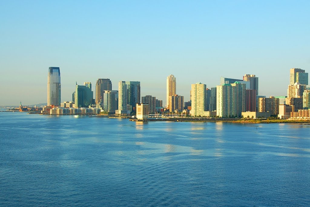 Jersey City from Hudson River