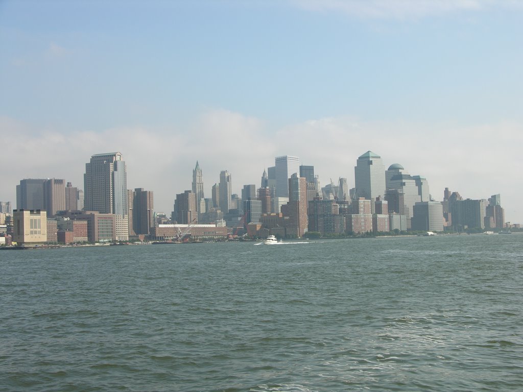 N.Y.C. - Middle and down town skyline