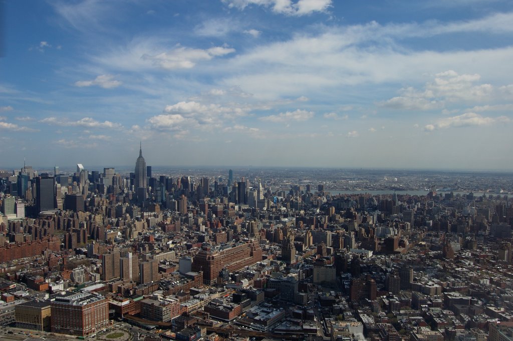 New York from helicopter