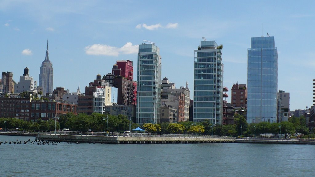 View from Hudson River Park, New York City