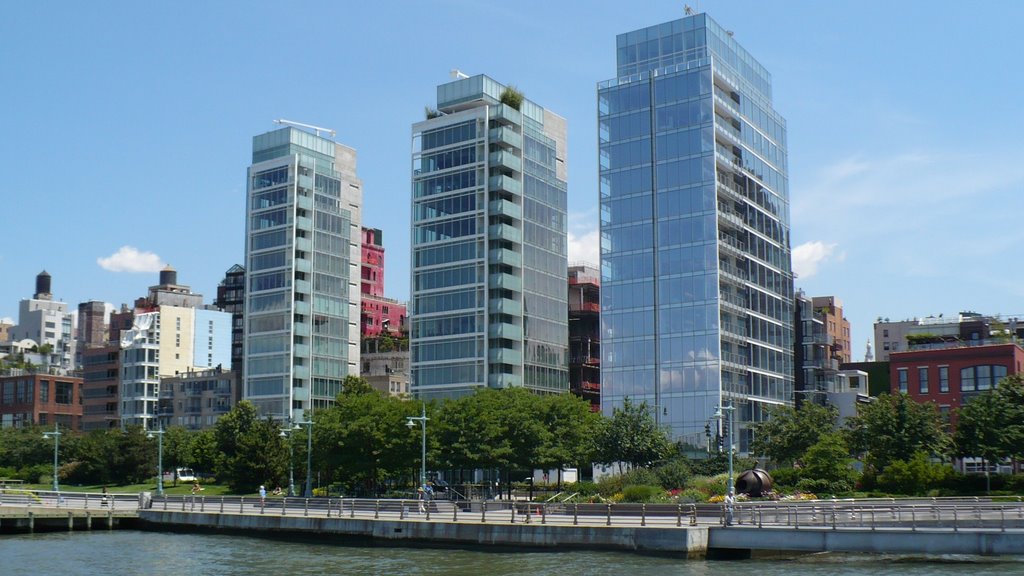 View from Hudson River Park, New York City