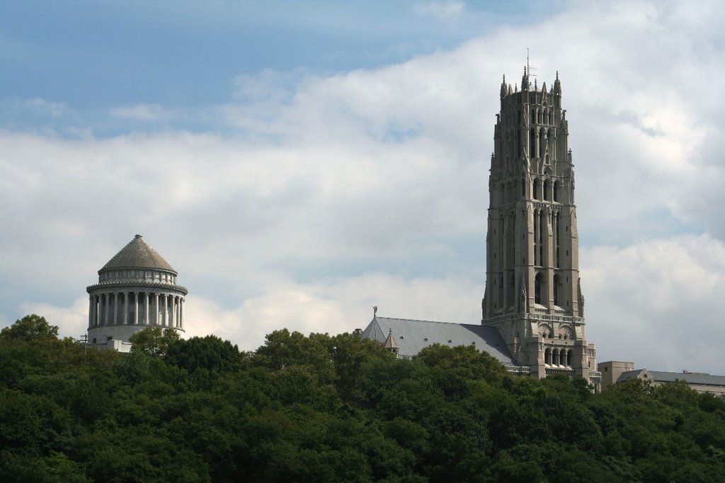 Grant memorial and Riverside church