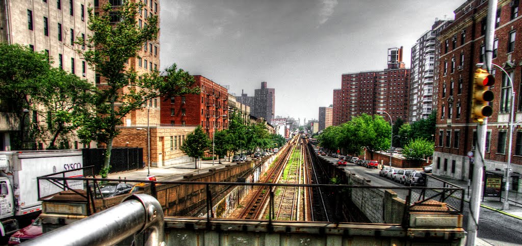 Train Tracks From Underground, Manhattan - 2008