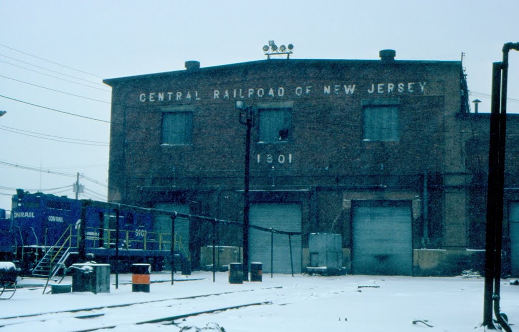 Conrail, Ex Central Railroad of New Jersey, Shops at Elizabethport, NJ