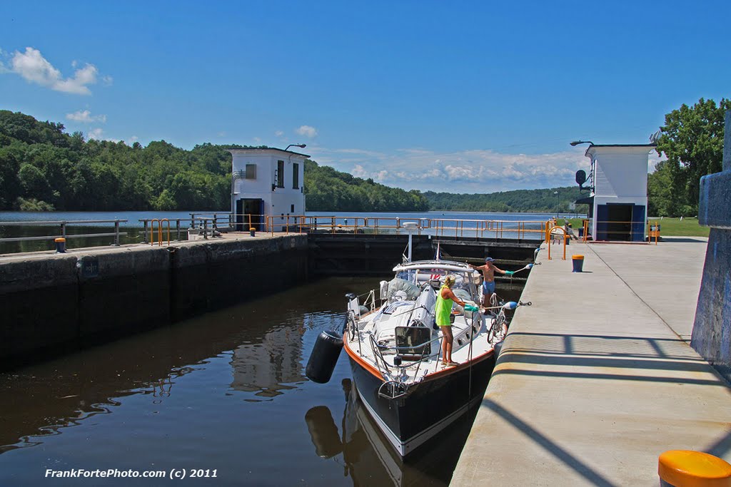 Erie Canal at Amsterdam, New York