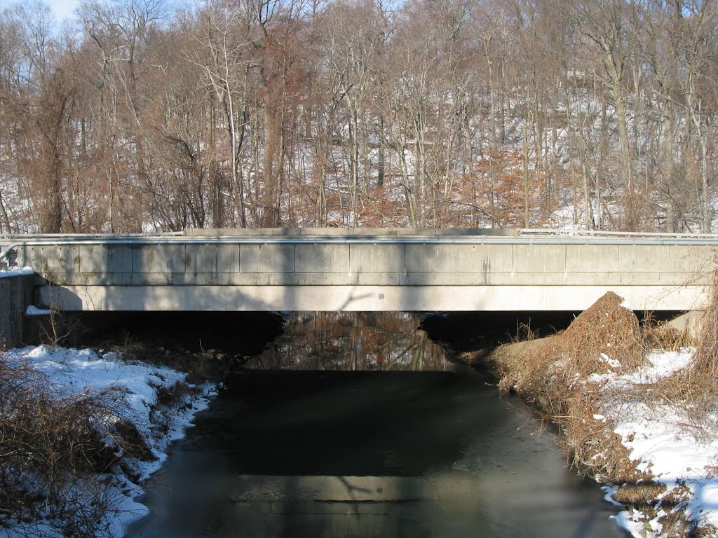 The road from the bridge