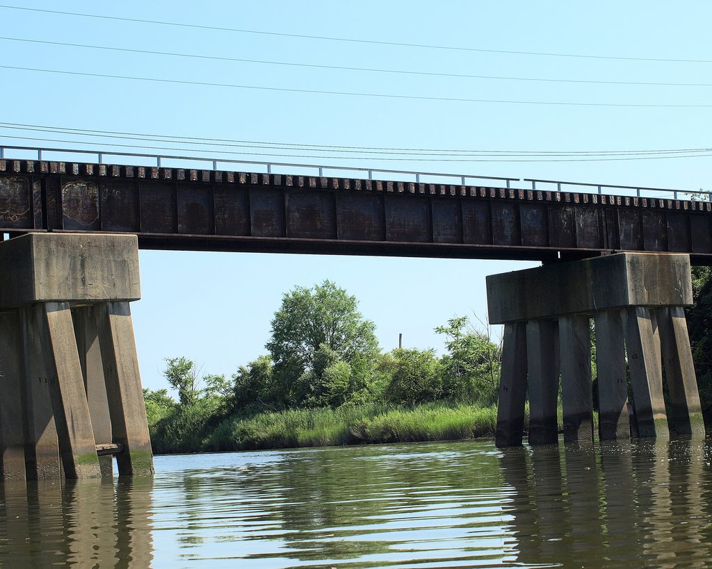 Railroad Bridge over Old Place Creek, Staten Island, New York City