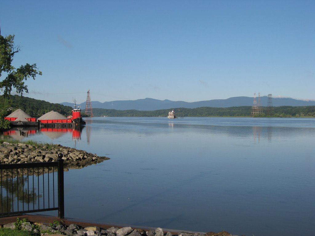 Fleuve Hudson à Hudson, NY