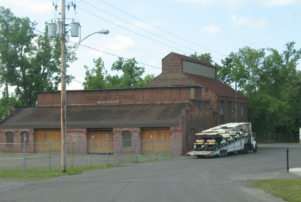Warehouse and golf carts