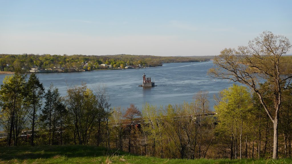 Athens Hudson Lighthouse on the Hudson River