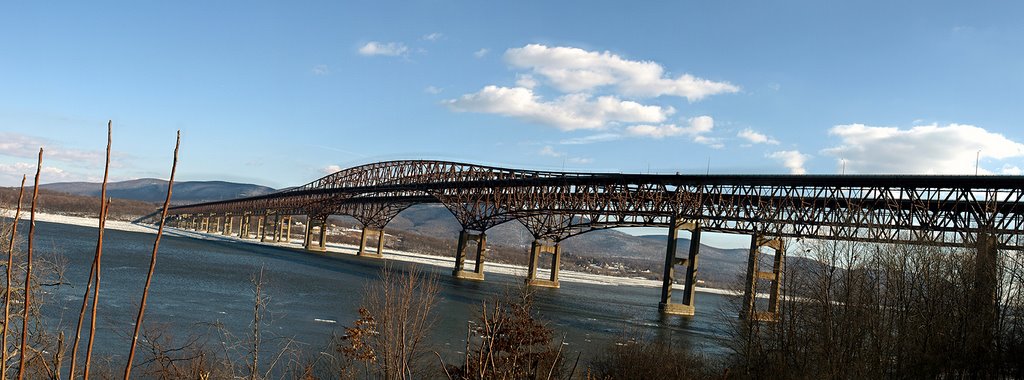 Newburgh Beacon Bridge Panorama