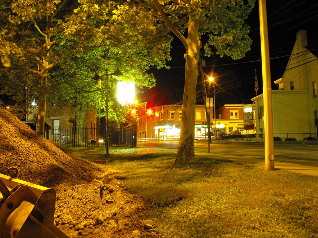 Main Street and Teller at Night