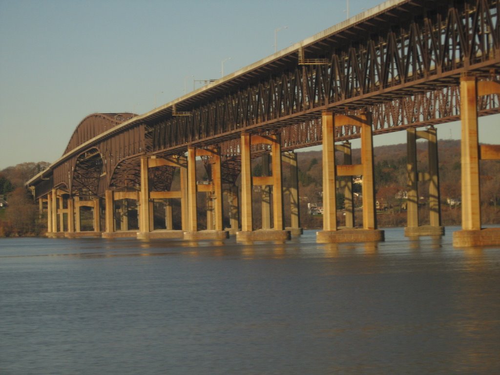 Newburgh-Beacon Bridge from Amtrak