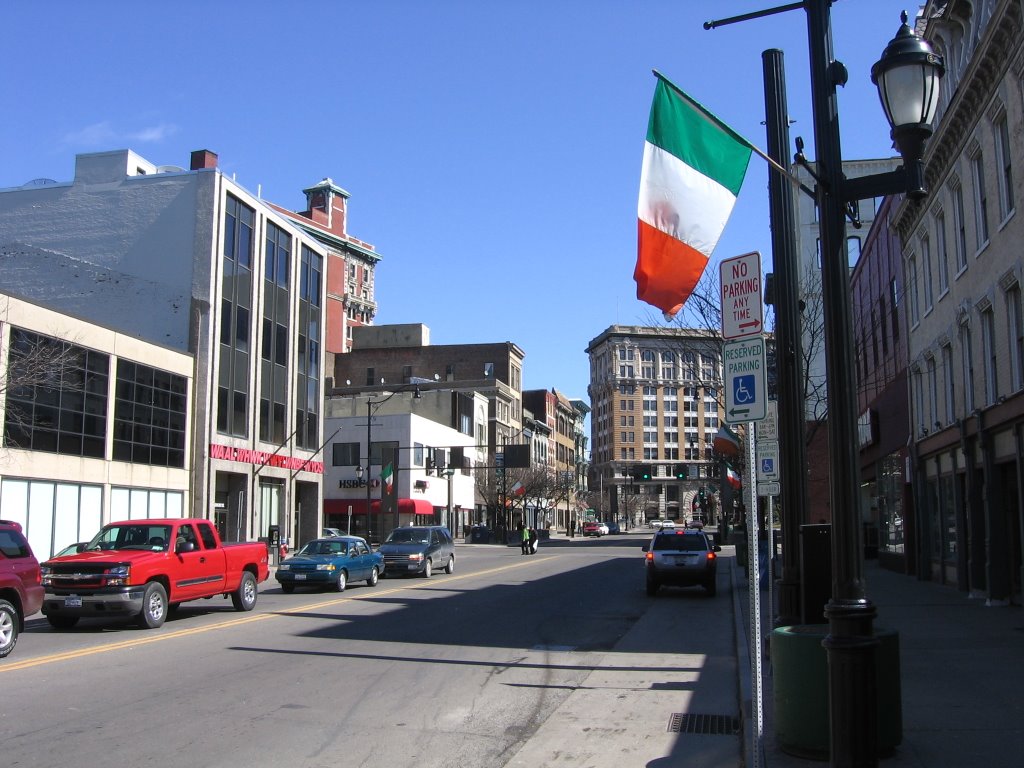 Court St in Downtown Binghamton [008293]
