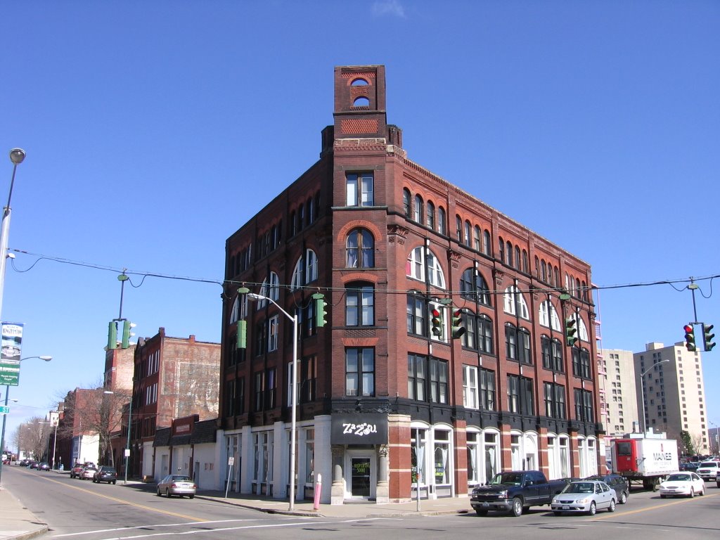 Corner of Henry and State Sts. in Downtown Binghamton [008295]