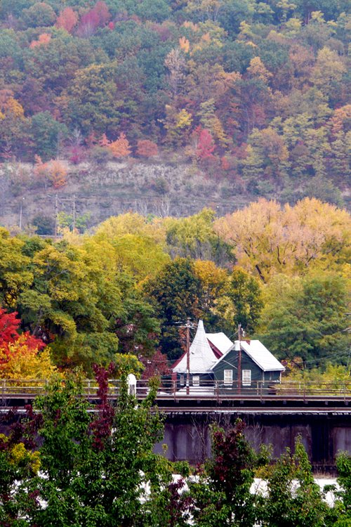 house in distance