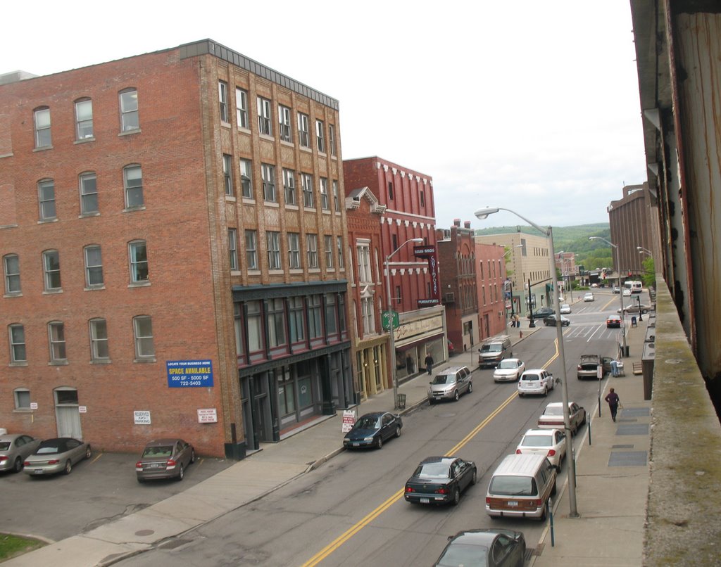 Water Street from parking garage