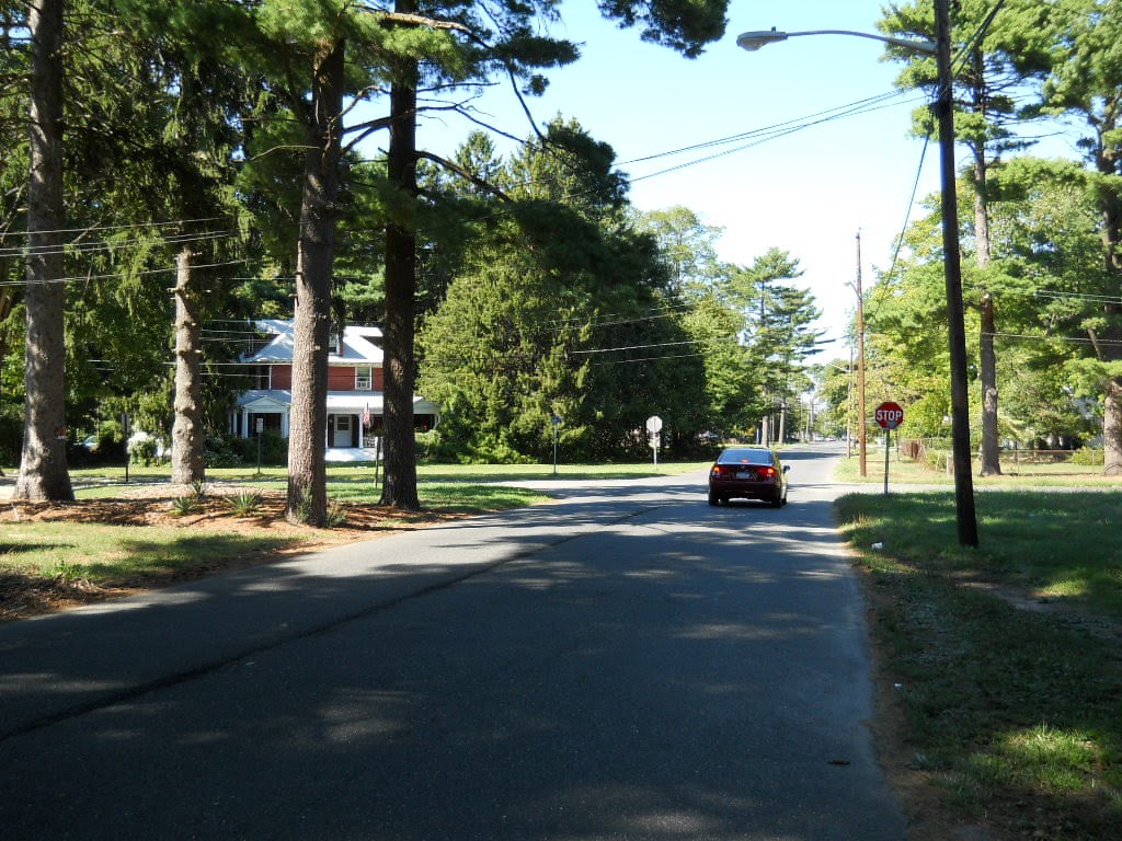Fourth Street at Fourth Avenue, looking north