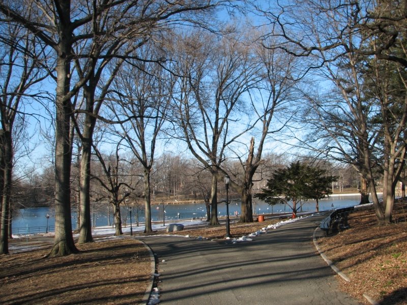 View to Kissena Lake