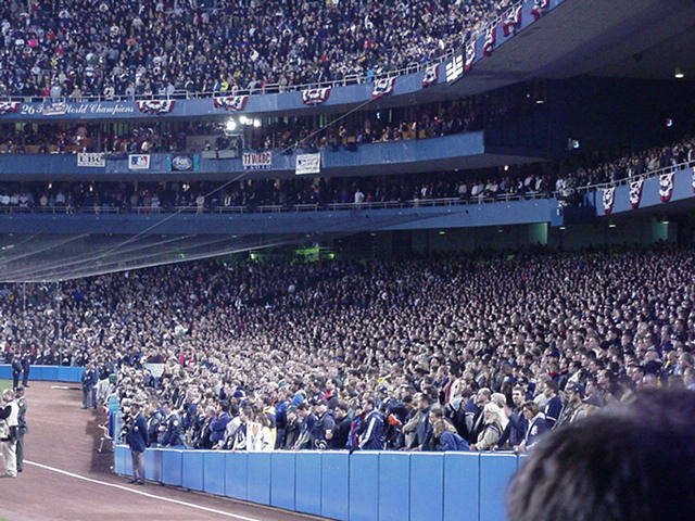 Old Yankee Stadium - 3rd Base Line - 2001 World Series Game 4 - H&M
