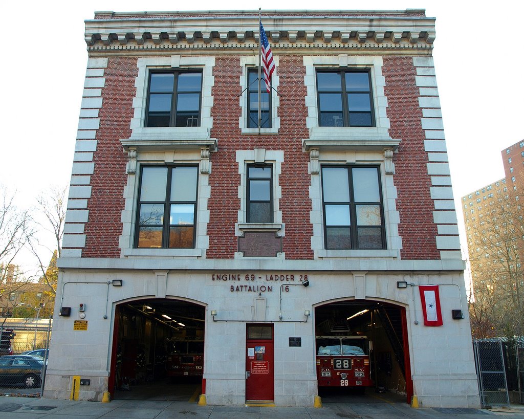 FDNY Firehouse Engine 69, Ladder 28 & Battalion 16, Harlem, New York City