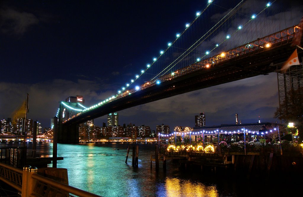 Brooklyn Bridge at Night Sep.2008