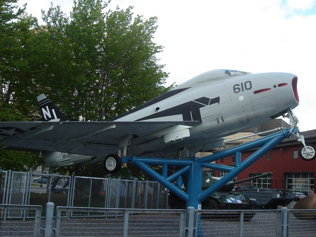 Navy F4J-4B Fury Jet #610 - Buffalo Naval Park, Buffalo, N.Y.