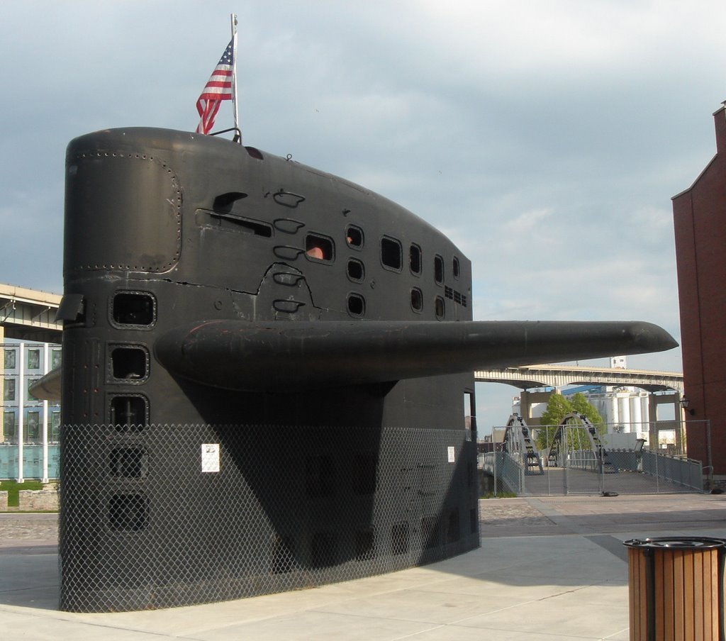 USS Boston ( SSN-703 ) Sail - Under Restoration, Buffalo Marine Museum, Bufffalo, N.Y.