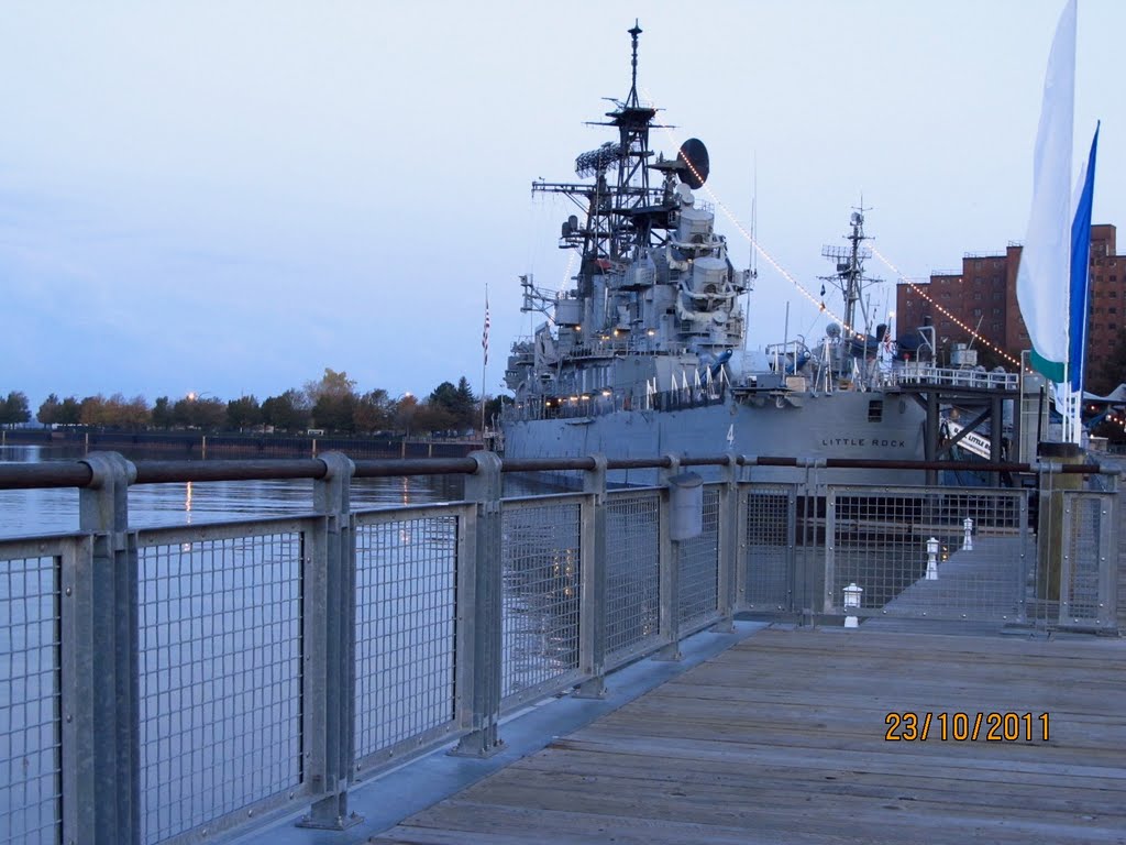 Cruiser USS Little Rock in the Buffalo and Erie County Naval & Military Park