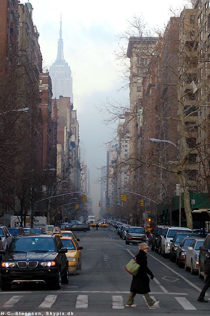 View up 5th. Ave. from Washington Sq.