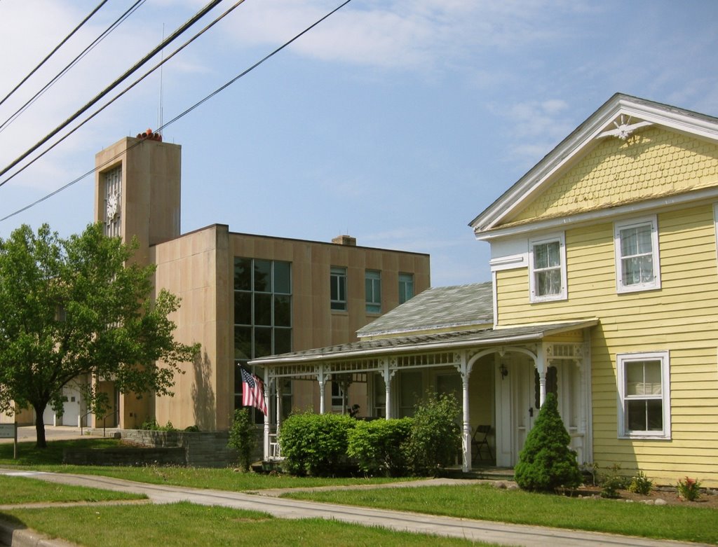 Ovide, NY fire station
