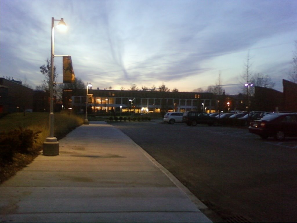 Adelphi University - In front of the new athletic building