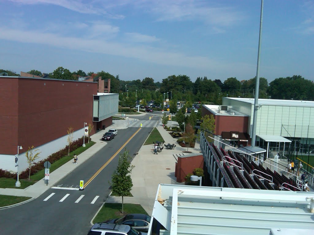 View of the two new buildings at Adelphi