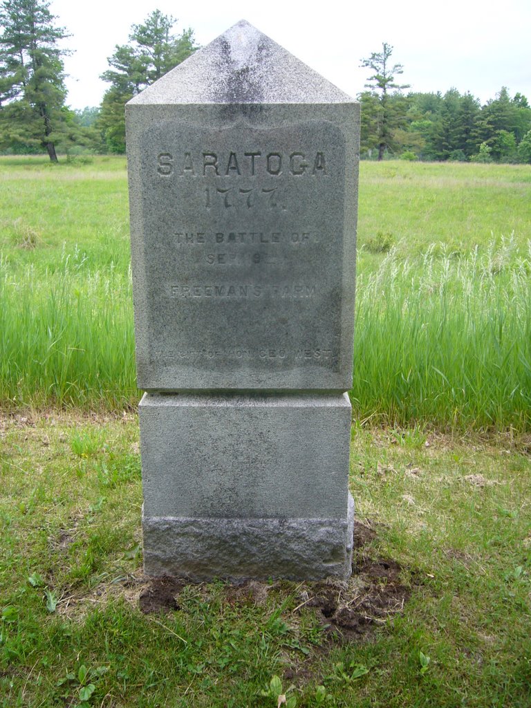 Battle of Freemans Farm Monument