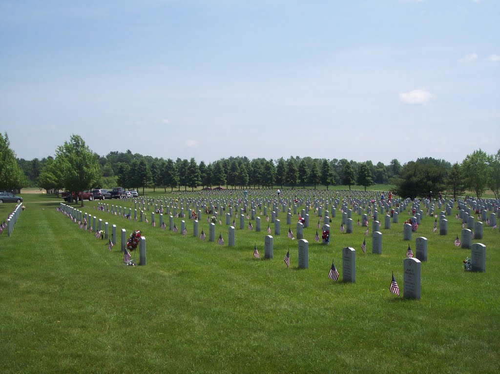 Saratoga National Cemetery on Memorial Day 2011