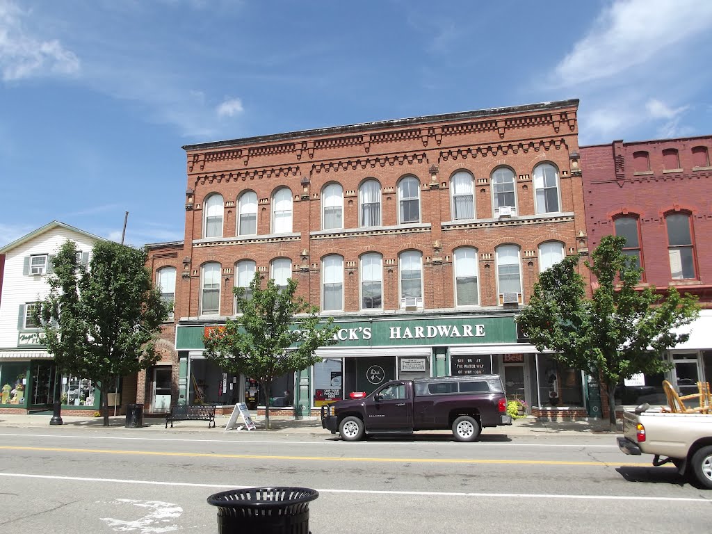 Old town buildings.