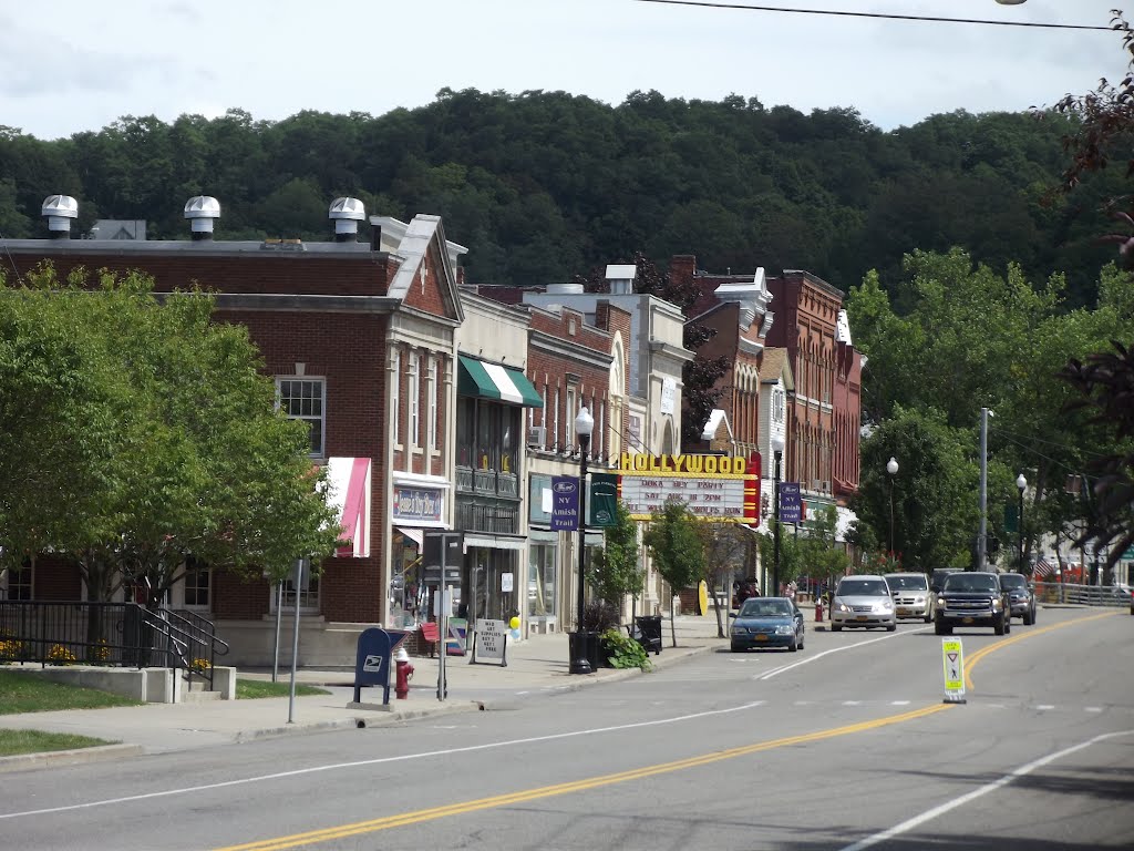 Downtown.