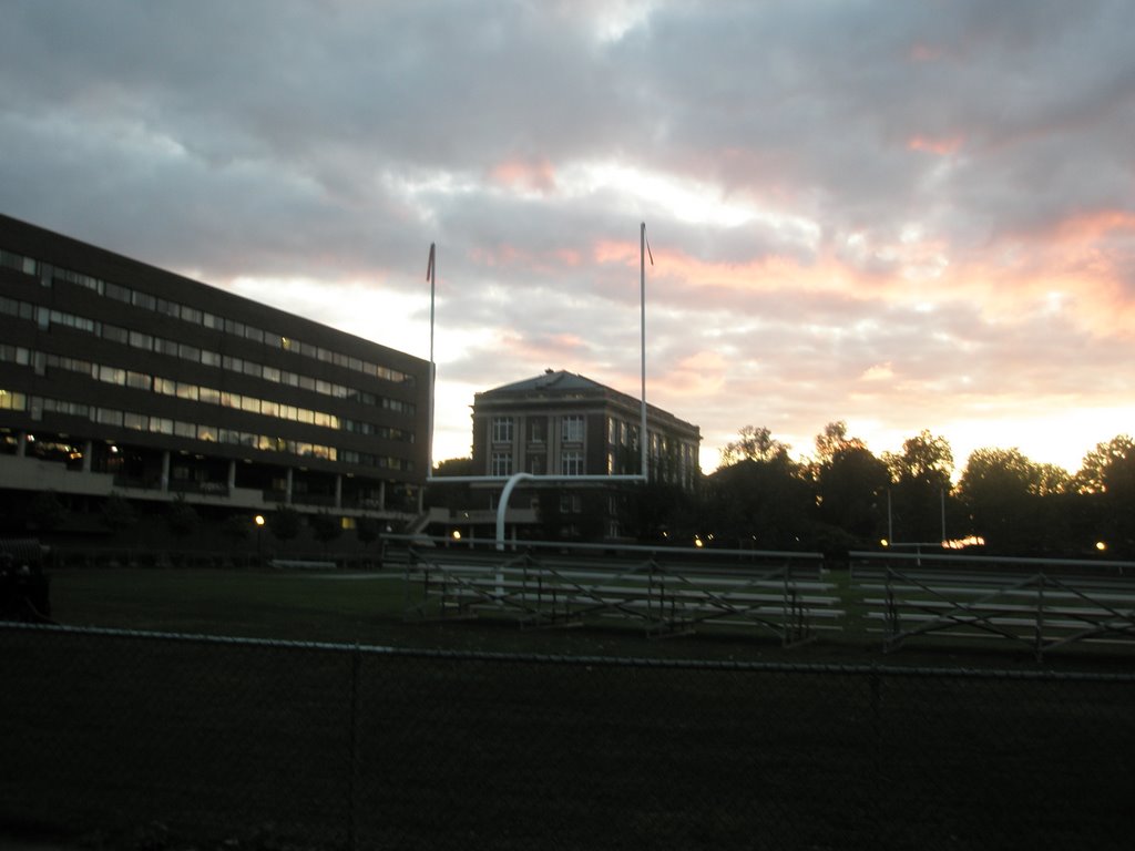 Greene building across 86 field