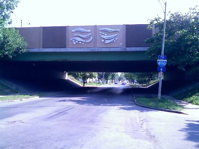 Glide St underpass @ Rte 490