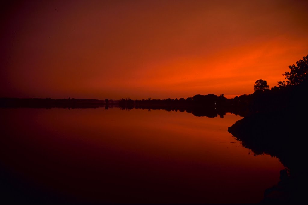 Sunset on Long Pond