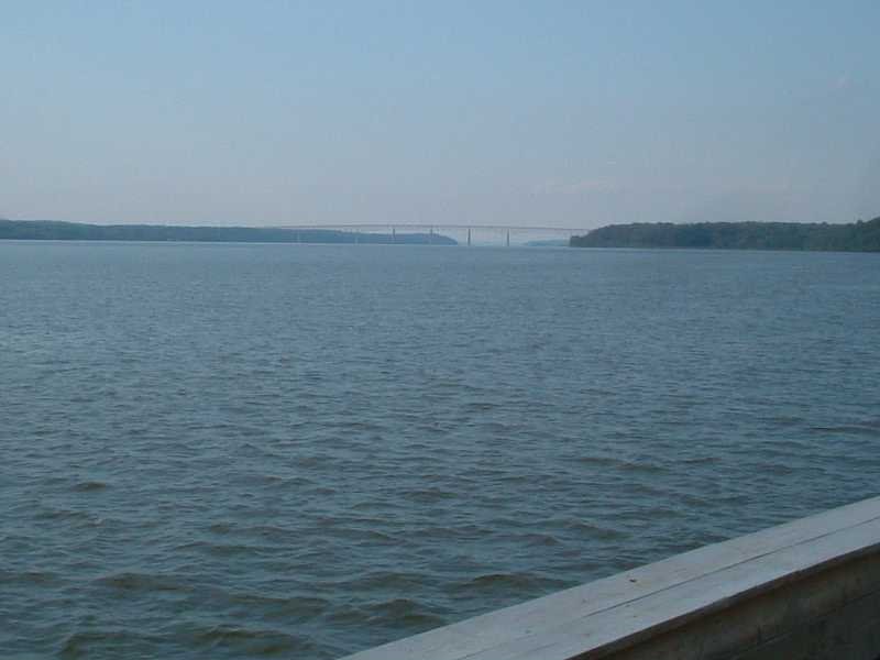 George Clinton Kingston-Rhinecliff Bridge from Rhinecliff Landing