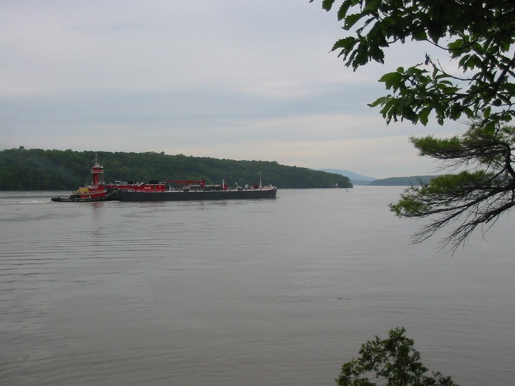 Barge on the Hudson