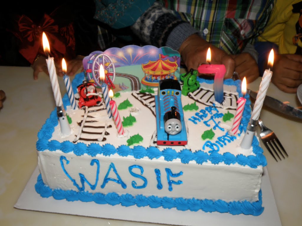 The Grand Cake with all the kids fantasies.