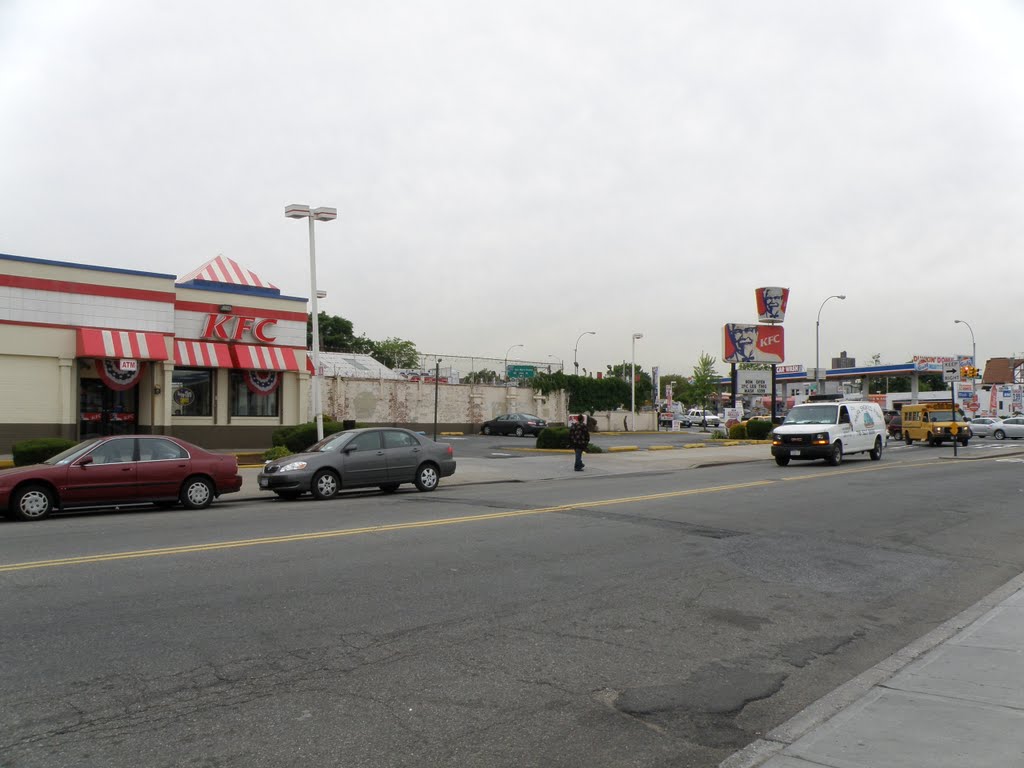 The Beautiful View of Queens Boulevard Of Briarwood, NY, USA.